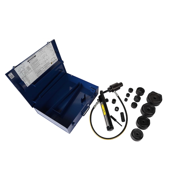 1/2" to 4"  Piece Maker Hydraulic Knock-Out Set